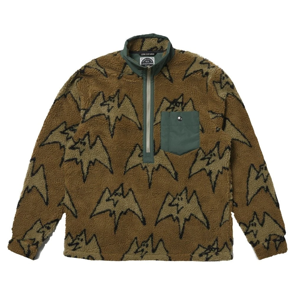 Airblaster Airblaster Sherpa Half-Zip - Big Tan Terry 3 Airblaster Airblaster Sherpa Half-Zip - Big Tan Terry