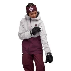 Black Diamond Black Diamond Recon Stretch Shell Womens Jacket - Ice Pink/Blackberry -RR Ski Race Shop black diamond recon stretch shell womens jacket ice pink blackberry p23565 33588 image