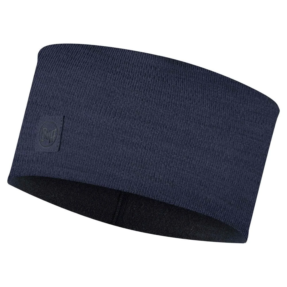 Buffwear Buff Merino Wool Heavyweight Headband - Solid Denim 3 Buffwear Buff Merino Wool Heavyweight Headband - Solid Denim