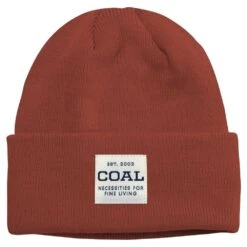 Coal Coal The Uniform Mid Beanie - Rust