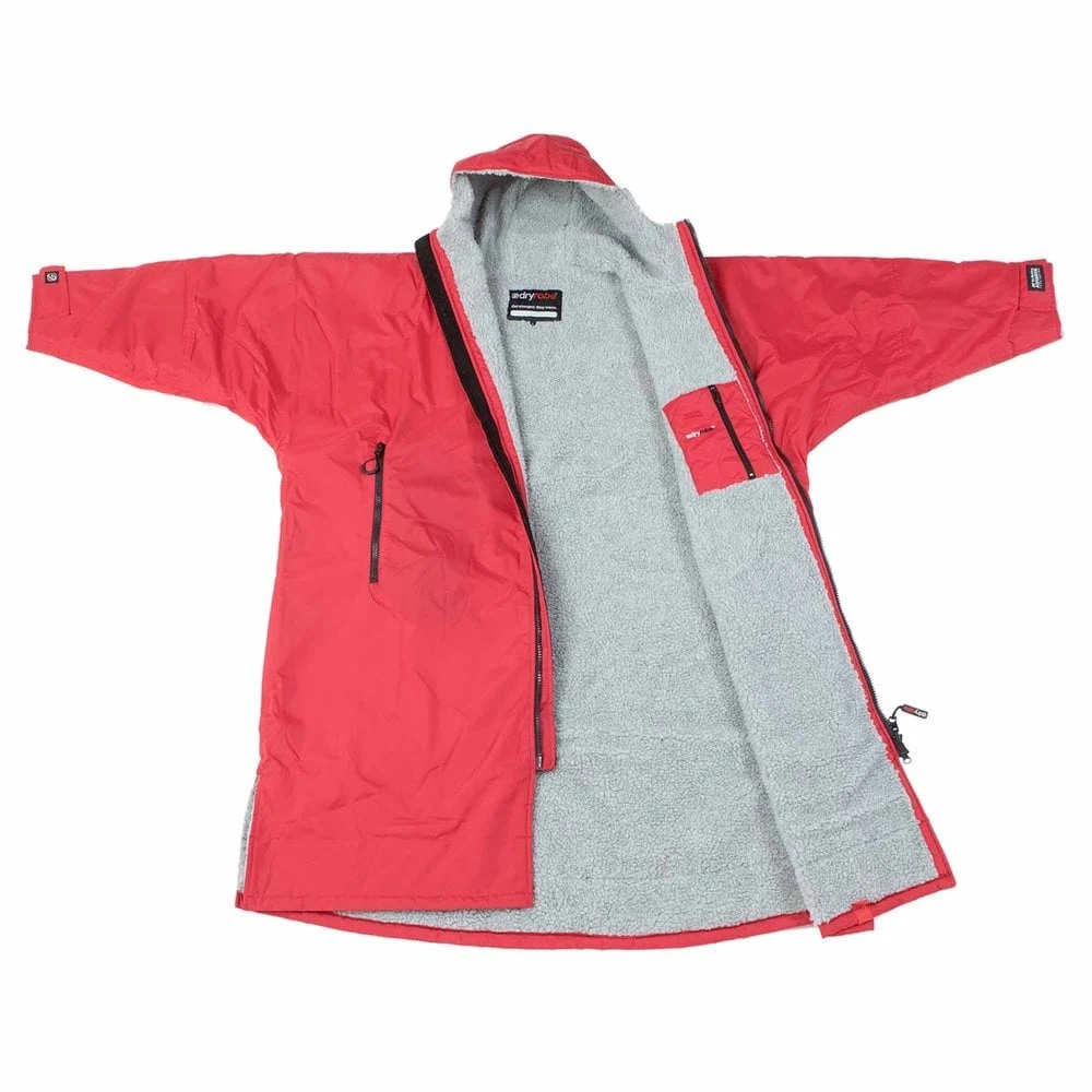 DryRobe DryRobe Advance Longsleeve Rain Jacket - Red/Grey 3 DryRobe DryRobe Advance Longsleeve Rain Jacket - Red/Grey