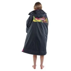 DryRobe DryRobe Advance Longsleeve Rain Jacket Remix Range - Black/Pink/Camo -RR Ski Race Shop dryrobe advance longsleeve rain jacket remix range black pink camo p25848 36895 image