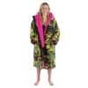 DryRobe DryRobe Advance Longsleeve Rain Jacket Remix Range - Camo/Pink/Black -RR Ski Race Shop dryrobe advance longsleeve rain jacket remix range camo pink black p25845 36905 image