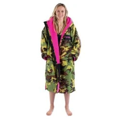 DryRobe DryRobe Advance Longsleeve Rain Jacket Remix Range - Camo/Pink/Black