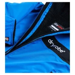 DryRobe DryRobe Advance Longsleeve Rain Jacket Remix Range - Cobalt Blue/Black -RR Ski Race Shop dryrobe advance longsleeve rain jacket remix range cobalt blue black p25846 36904 image