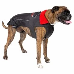 DryRobe DryRobe Dog Jacket - Black/Red