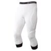 Energiapura Energiapura Cut Resistant 3/4 Padded Junior Pant - White/Black -RR Ski Race Shop energiapura cut resistant 3 4 padded junior pant white black p22317 31831 image