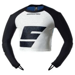 Energiapura Energiapura Padded Junior Race Shirt - Black/Electric Blue