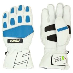 Energiapura Energiapura Soft Race Ski Glove - White/Turquoise