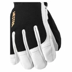 Hestra Hestra Army Leather Gore-Tex Short Gloves - Black/Off White -RR Ski Race Shop hestra army leather gore tex short gloves black off white p22993 32524 image