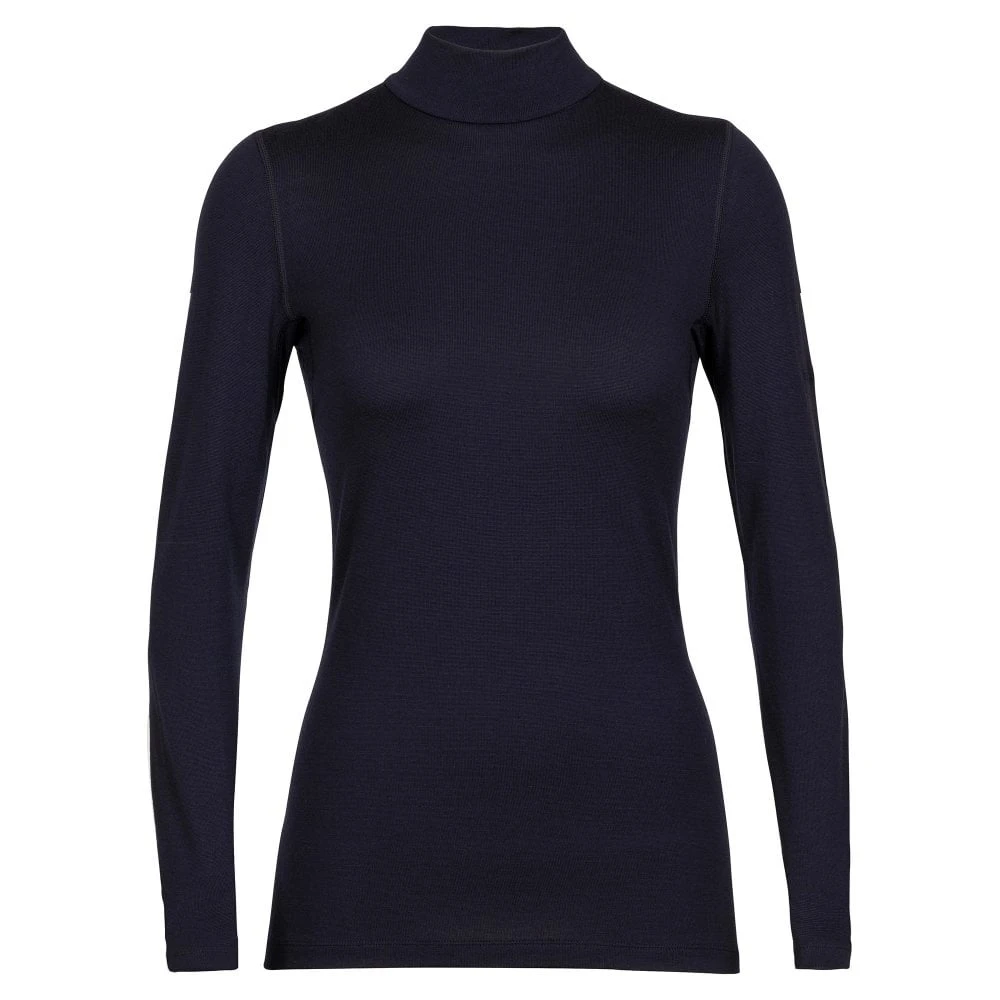 Icebreaker Icebreaker 260 Tech LS Womens Turtleneck - Midnight Navy 3 Icebreaker Icebreaker 260 Tech LS Womens Turtleneck - Midnight Navy