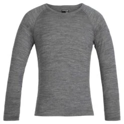 Icebreaker Icebreaker Merino 200 Oasis Long Sleeve Junior Crewe - Gritstone Heather
