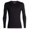 Icebreaker Icebreaker Merino 200 Oasis LS Crewe - Black 2 Icebreaker Icebreaker Merino 200 Oasis LS Crewe - Black -RR Ski Race Shop icebreaker merino 200 oasis ls crewe black p19266 28068 image