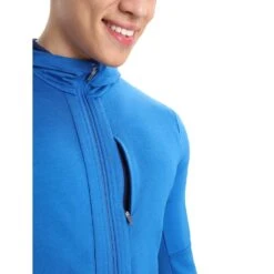 Icebreaker Icebreaker Quantum III LS Zip Hoodie - Lazurite/Royal Navy -RR Ski Race Shop icebreaker quantum iii ls zip hoodie lazurite royal navy p23405 33362 image