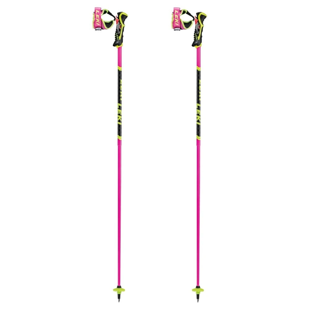 Leki Leki Venom SL 3D Race Ski Pole - Neon Pink 3 Leki Leki Venom SL 3D Race Ski Pole - Neon Pink