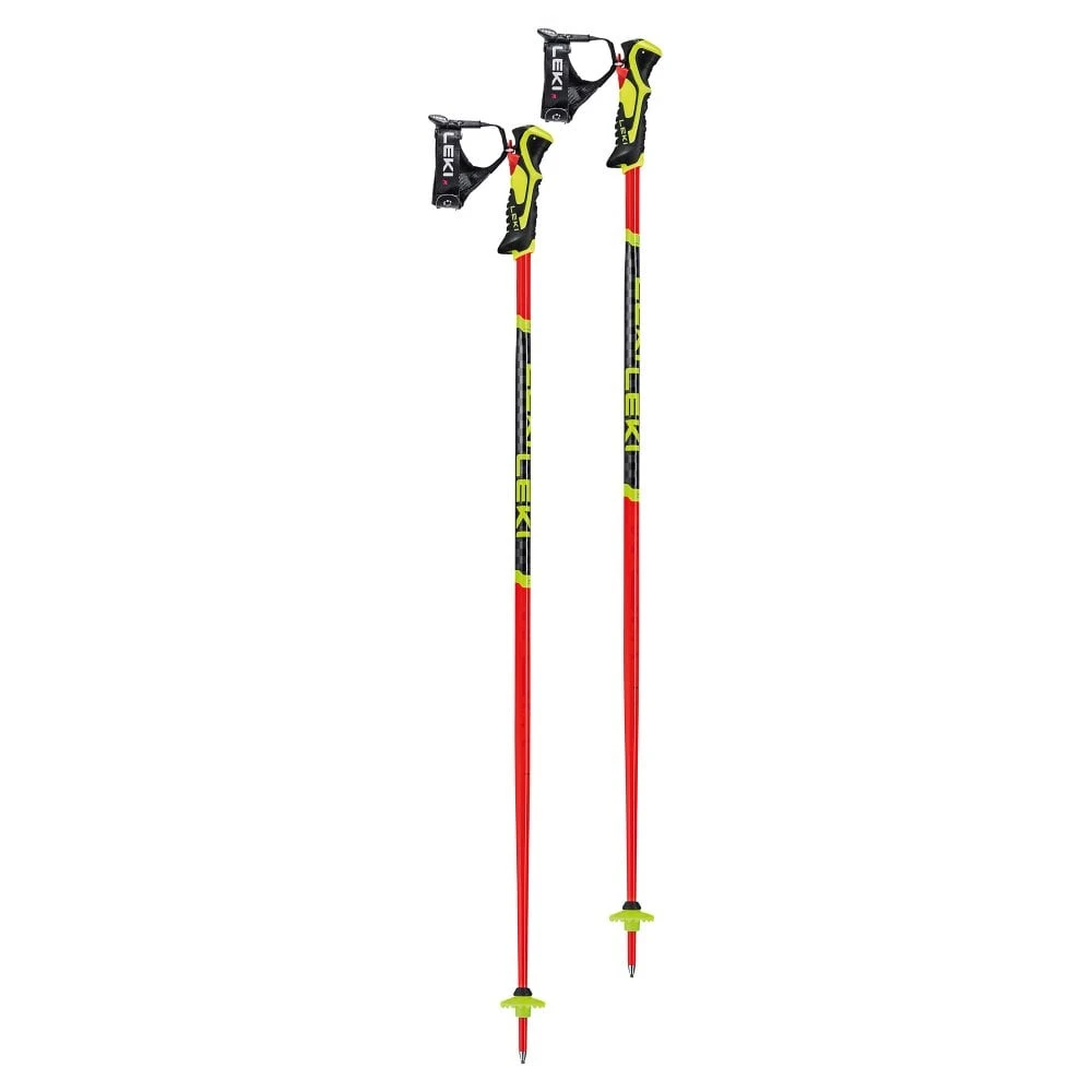 Leki Leki WCR Lite SL 3D Ski Pole - Bright Red/Black/Neon Yellow 3 Leki Leki WCR Lite SL 3D Ski Pole - Bright Red/Black/Neon Yellow