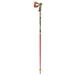 Leki Leki WCR TBS SL 3D Ski Pole - Red/Black/Neon Yellow