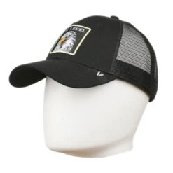 Level Level Eagle Mesh Cap - Black