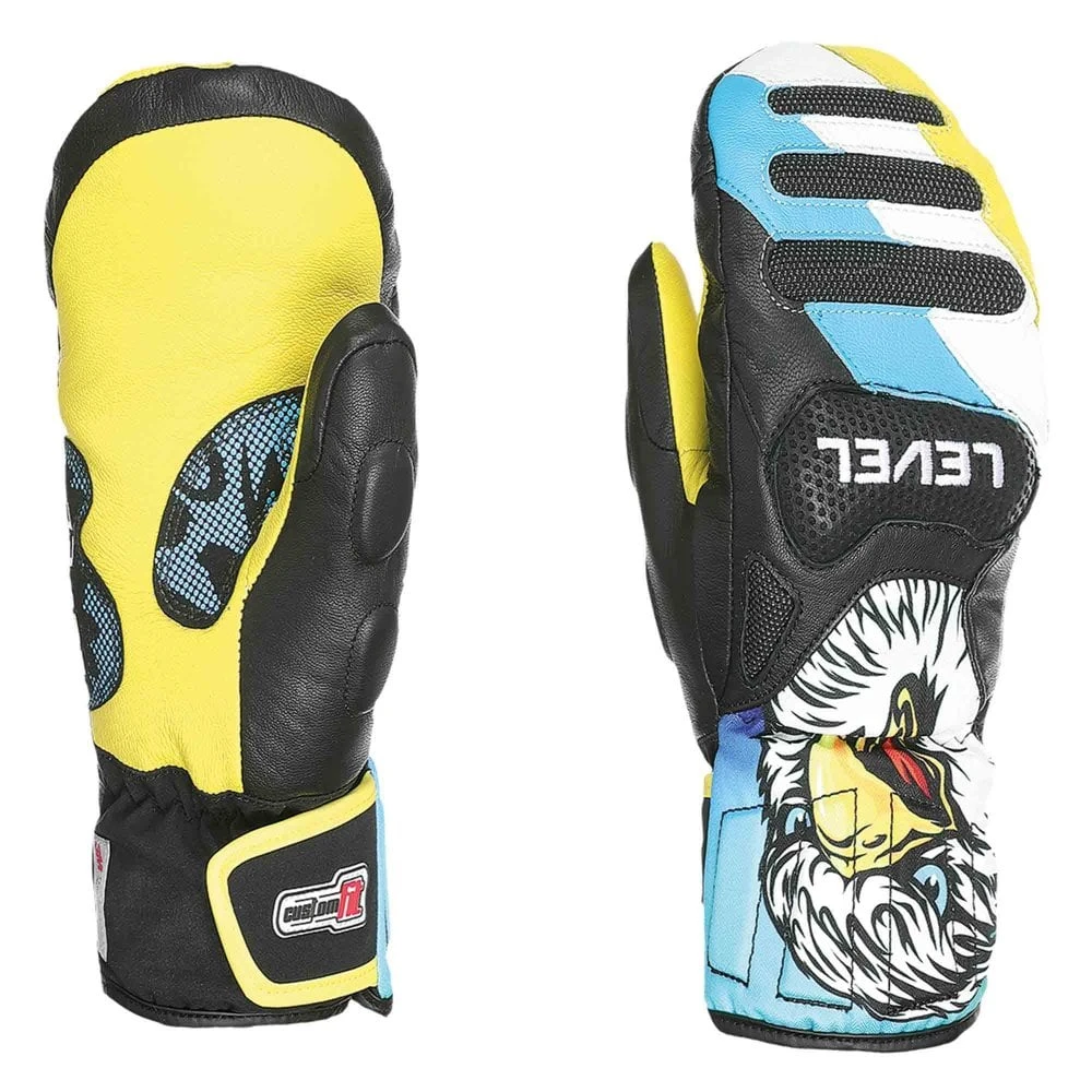 Level Level SQ CF Junior Race Mitten - PK Rainbow 3 Level Level SQ CF Junior Race Mitten - PK Rainbow