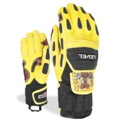 Level Level Worldcup Junior CF Race Glove - Goldenrod