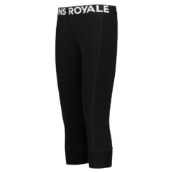 Mons Royale Mons Royale Cascade Merino Flex 3/4 Womens Legging - Black