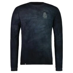 Mons Royale Mons Royale Cascade Merino Flex LS T-Shirt - Black Acid Wash