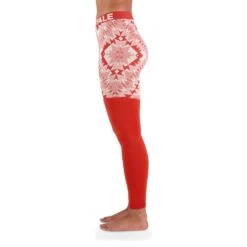 Mons Royale Mons Royale Cascade Merino Flex Womens Legging - Retro Red Nordtek -RR Ski Race Shop mons royale cascade merino flex womens legging retro red nordtek p24134 34596 image