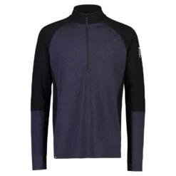 Mons Royale Mons Royale Olympus Half Zip - Black/9 Iron