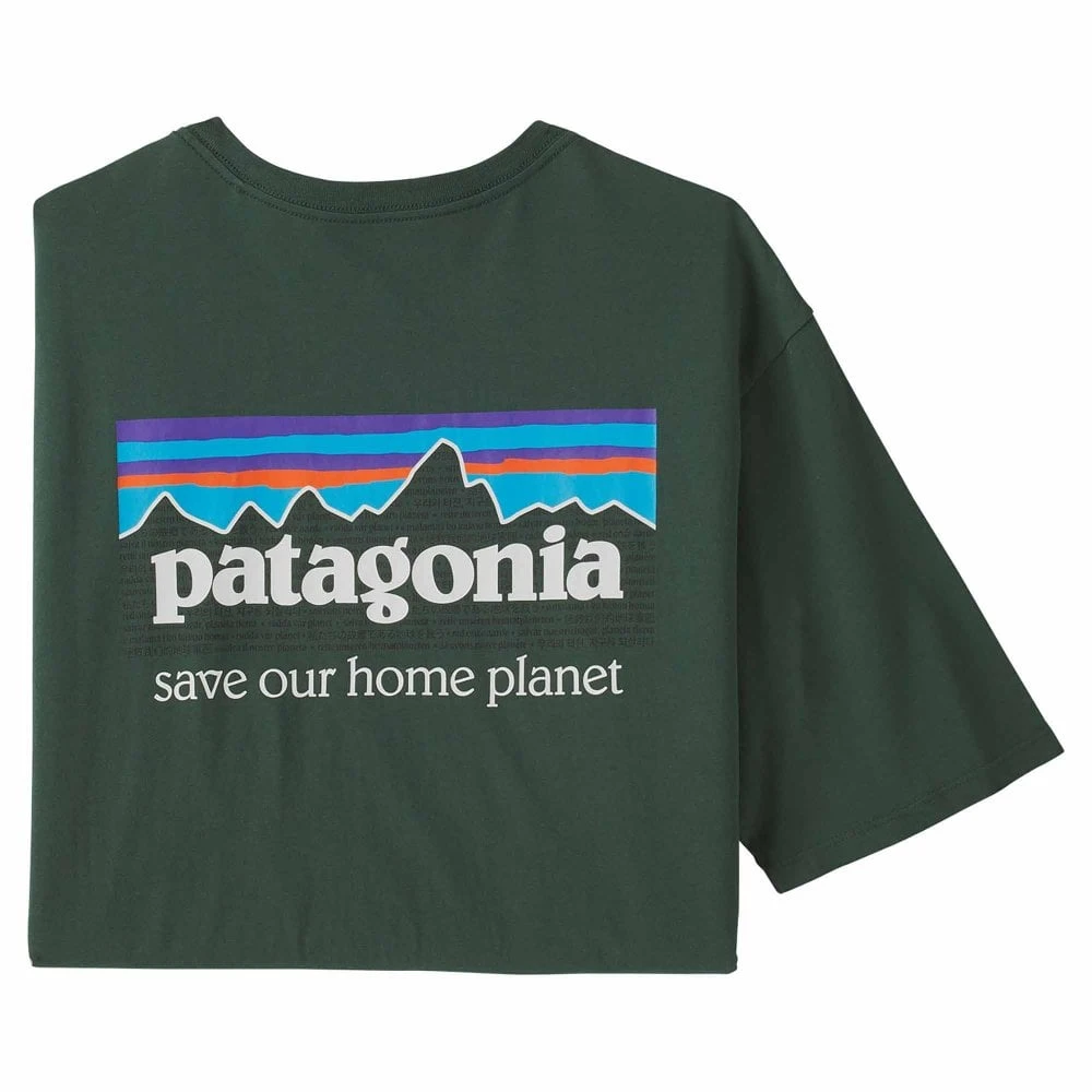 Patagonia Patagonia P-6 Mission Organic T Shirt - Pinyon Green 3 Patagonia Patagonia P-6 Mission Organic T Shirt - Pinyon Green
