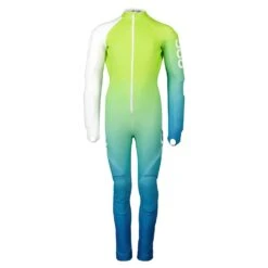 POC POC Skin GS Junior Padded Catsuit - Speedy Gradient Opal Blue/Fluorescent Yellow/Green