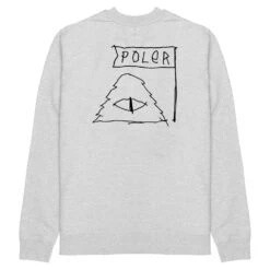 Poler Poler Scribble Crew - Grey Heather