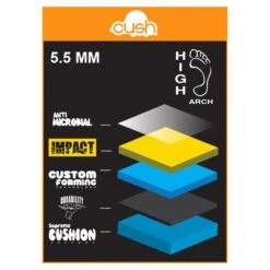 Remind Insoles Remind Cush Impact 5.5mm High Arch Insole - Chad Otterstrom Van Life -RR Ski Race Shop remind insoles remind cush impact 5 5mm high arch insole chad otterstrom van life p24682 35438 image