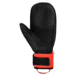 Reusch Reusch World Cup Warrior Team Race Mitten - Black/Fluorescent Red -RR Ski Race Shop reusch world cup warrior team race mitten black fluorescent red p24271 35851 image