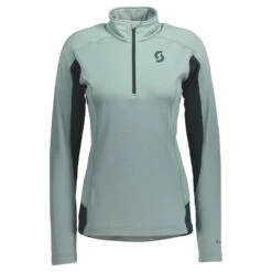 Scott Scott Defined Light Women's Pullover - Fog Green/Tree Green