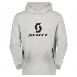 Scott Scott Defined Mid Pullover Hoody - Light Grey