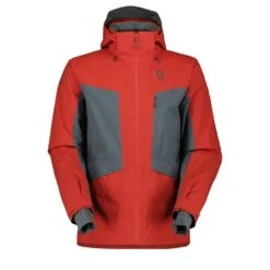 Scott Scott Ultimate DRX Jacket - Magma Red/Grey Green