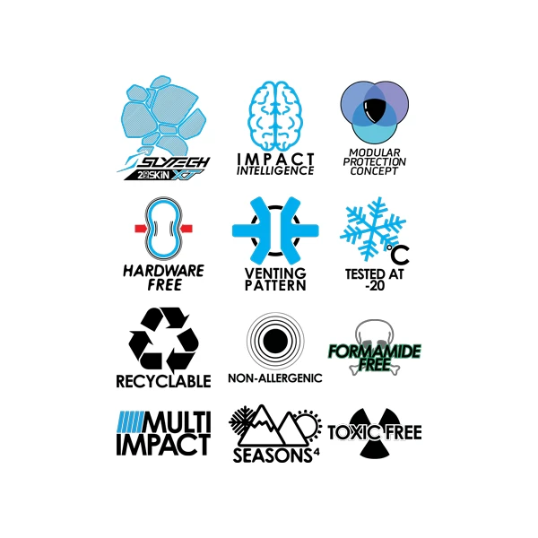 Shred Slytech Multi Pro XT Jacket Body Protection - Black/Blue 5 Shred Slytech Multi Pro XT Jacket Body Protection - Black/Blue - Image 3