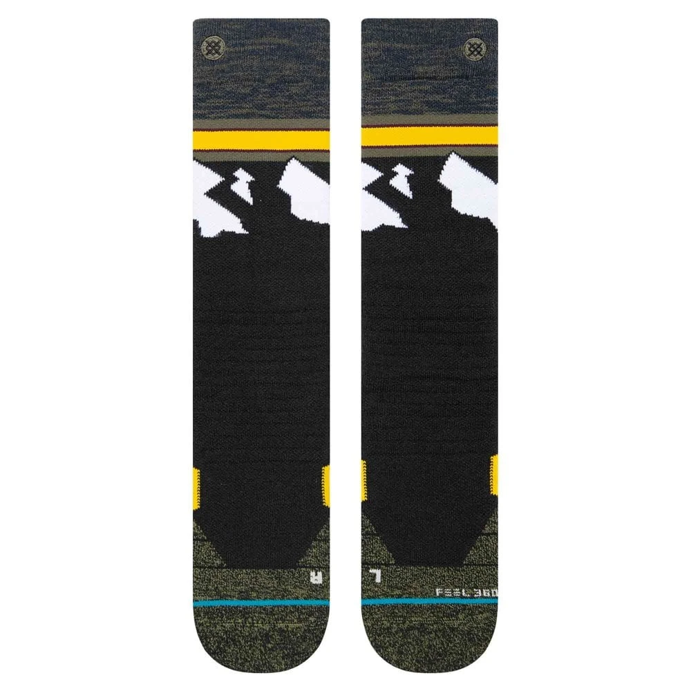 Stance Stance Route 2 Performance Snowboard Sock - Navy 4 Stance Stance Route 2 Performance Snowboard Sock - Navy - Image 2