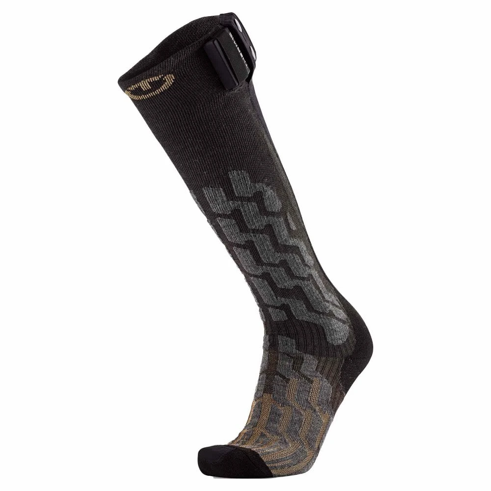 Therm-ic Therm-ic Powersock Heat Fusion Womens Sock - Black/Grey 3 Therm-ic Therm-ic Powersock Heat Fusion Womens Sock - Black/Grey