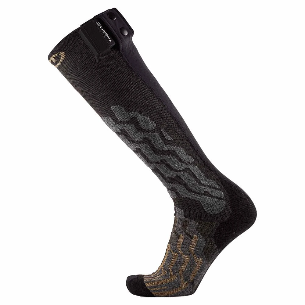 Therm-ic Therm-ic Powersock Heat Fusion Womens Sock - Black/Grey 4 Therm-ic Therm-ic Powersock Heat Fusion Womens Sock - Black/Grey - Image 2