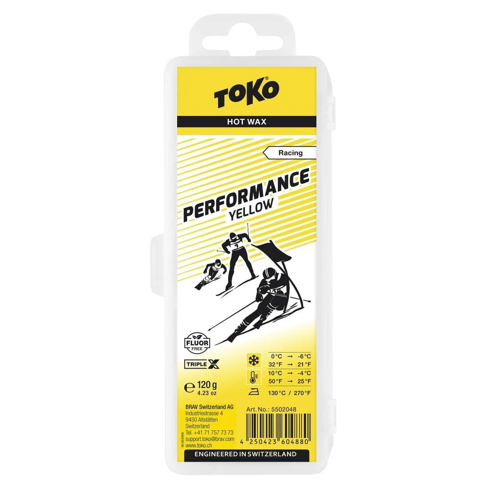 Toko Toko Performance Yellow Hot Wax 120g - Yellow 3 Toko Toko Performance Yellow Hot Wax 120g - Yellow