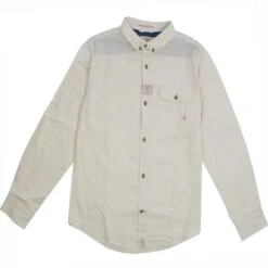 Fourstar Fourstar Twill L/S Shirt - Ecru