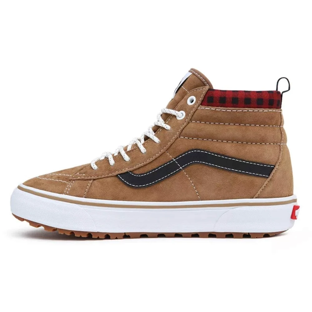 Vans Vans Sk8-Hi MTE 1 Shoe - Plaid Brown/Black 4 Vans Vans Sk8-Hi MTE 1 Shoe - Plaid Brown/Black - Image 2