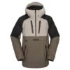 Volcom Volcom Brighton Pullover Jacket - Dark Khaki -RR Ski Race Shop volcom brighton pullover jacket dark khaki p23806 34940 image