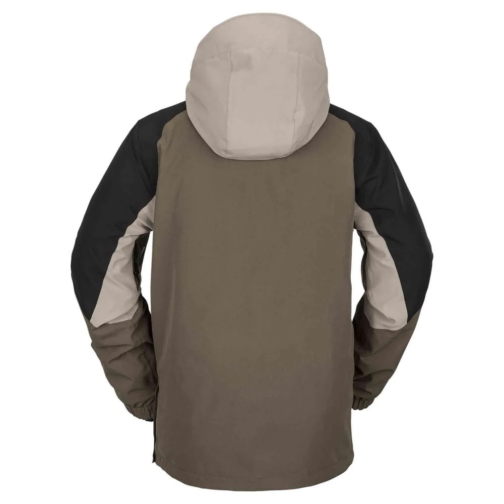 Volcom Volcom Brighton Pullover Jacket - Dark Khaki 4 Volcom Volcom Brighton Pullover Jacket - Dark Khaki - Image 2