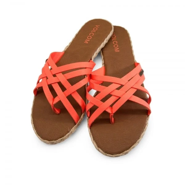Volcom Volcom Check In Women's Sandal - Electric Coral 3 Volcom Volcom Check In Women's Sandal - Electric Coral
