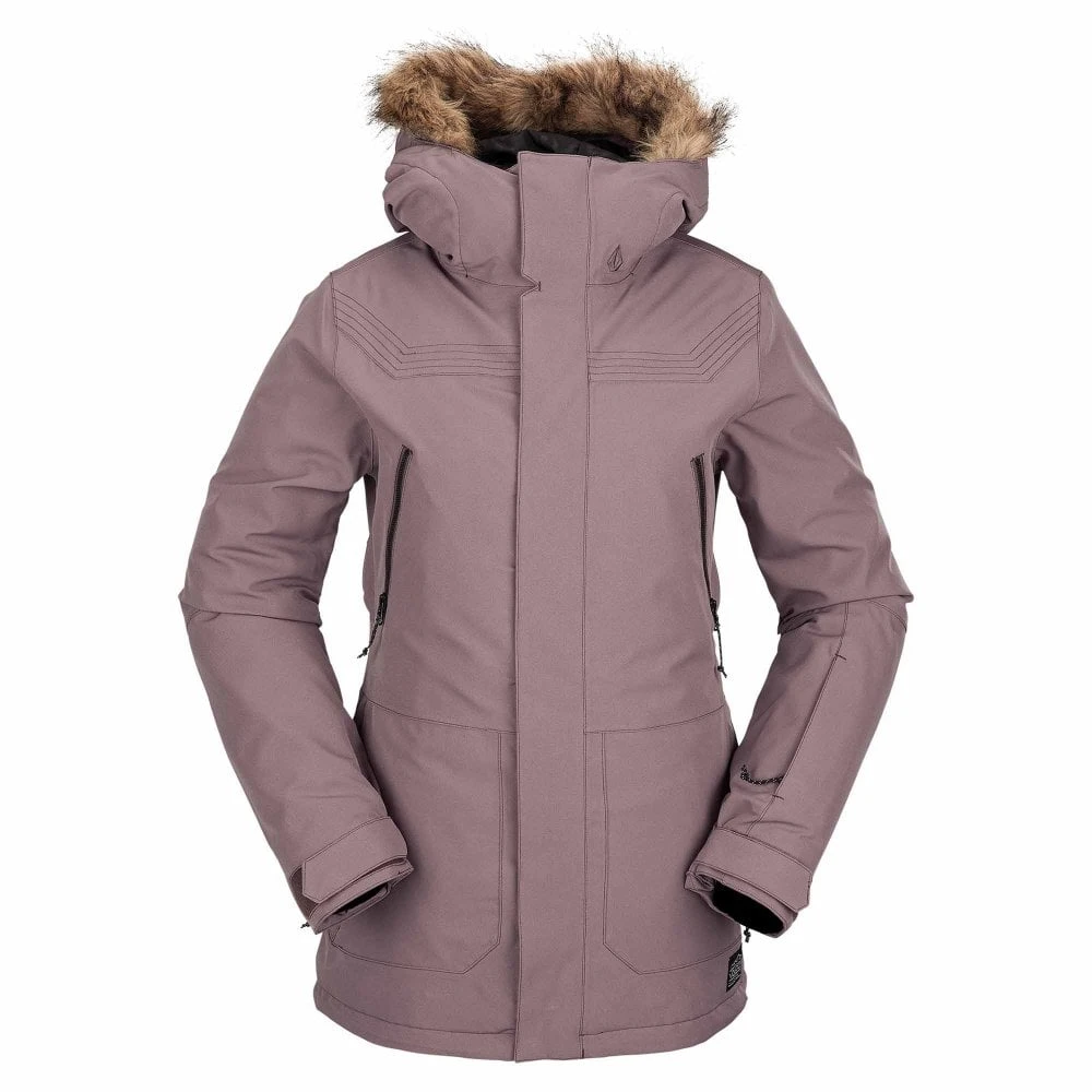 Volcom Volcom Shadow Insulated Womens Jacket - Rosewood 3 Volcom Volcom Shadow Insulated Womens Jacket - Rosewood