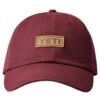 YETI Yeti Leather Logo Baseball Hat - Harvest Red -RR Ski Race Shop yeti leather logo baseball hat harvest red p21927 31353 image