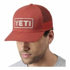 YETI Yeti Logo Badge Mid Pro Trucker Cap - Rust -RR Ski Race Shop yeti logo badge mid pro trucker cap rust p23636 34001 image