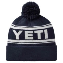 YETI Yeti Logo Retro Knit Beanie - Navy/White -RR Ski Race Shop yeti logo retro knit beanie navy white p21930 31346 image